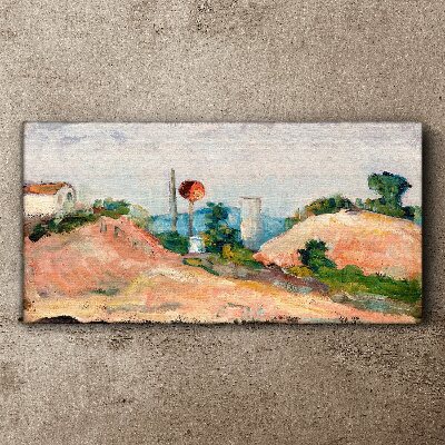 Obraz na plátně Železniční řez Cézanne