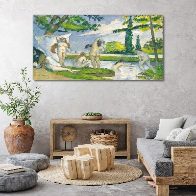 Obraz na plátně Koupání Paul Cézanne