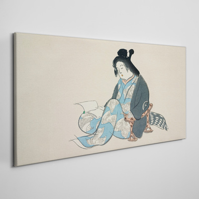 Obraz na plátně Asijské ženy Kimono
