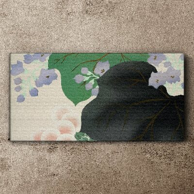 Obraz na plátně Abstrakce asijských listů