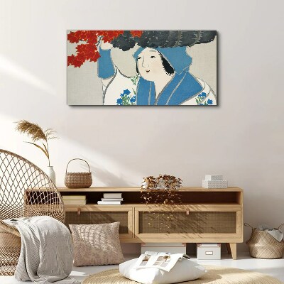 Obraz na plátně Ženy Kimono listy