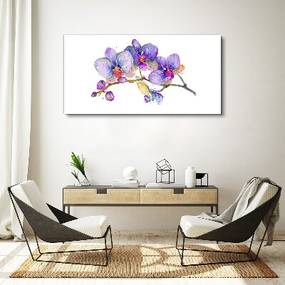 Obraz na plátně Malování květinové větve