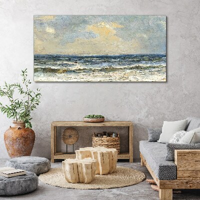Obraz na plátně Mořské vlny Sky