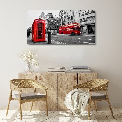 Obraz na plátně Město London Bus