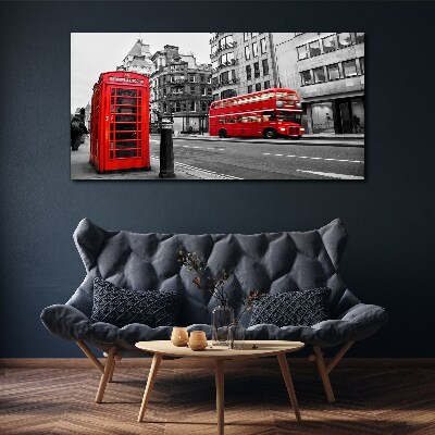 Obraz na plátně Město London Bus