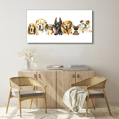 Obraz na plátně Malování mazlíčků psů