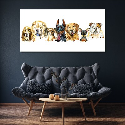 Obraz na plátně Malování mazlíčků psů