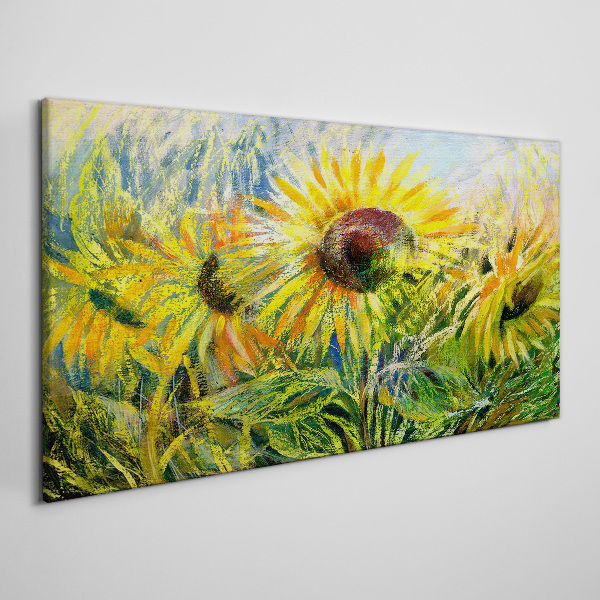 Obraz na plátně Květiny květiny slunečnice