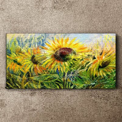 Obraz na plátně Květiny květiny slunečnice