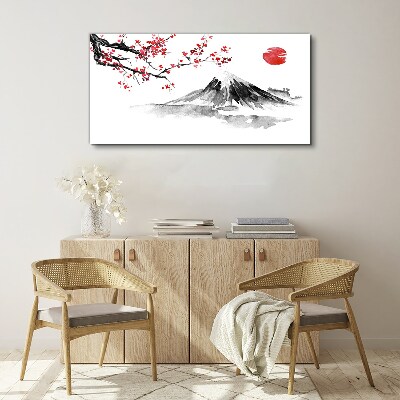 Obraz na plátně Asijský horský inkoust