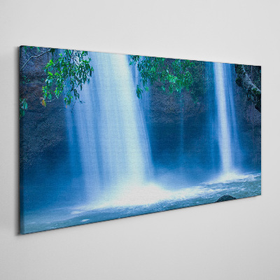 Obraz na plátně Vodopádové větve vody