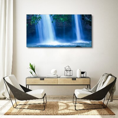 Obraz na plátně Vodopádové větve vody