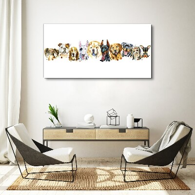 Obraz na plátně Moderní zvířata psi