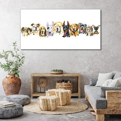 Obraz na plátně Moderní zvířata psi