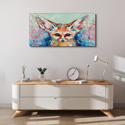 Obraz na plátně Abstrakce zvířecí liška