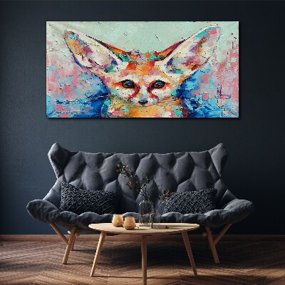 Obraz na plátně Abstrakce zvířecí liška
