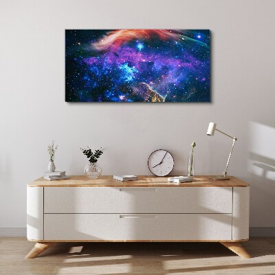 Obraz na plátně Prostor hvězdy noční obloha