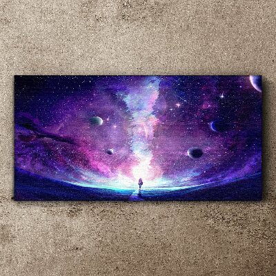 Obraz na plátně Noční obloha hvězda vesmír