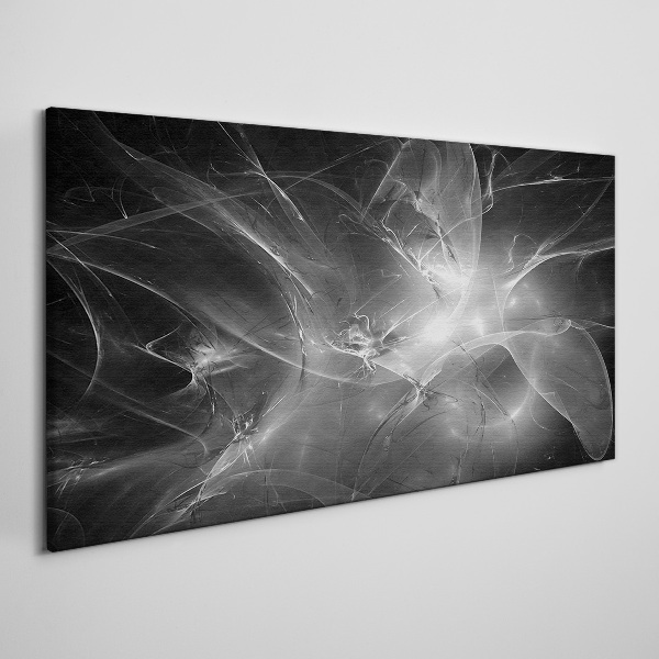 Obraz na plátně Futuristické abstrakce v monochromatickém režimu