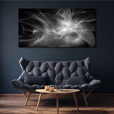 Obraz na plátně Futuristické abstrakce v monochromatickém režimu