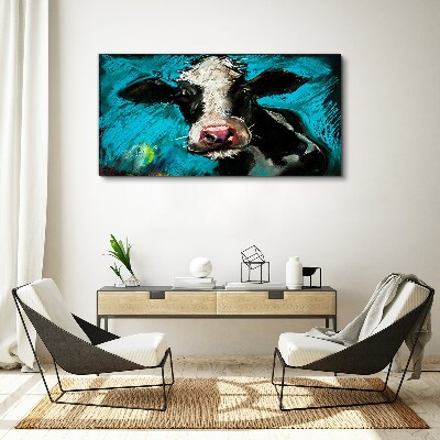 Obraz na plátně Abstrakce zvířecí krávy