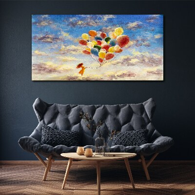 Obraz na plátně Moderní oblohy balónky