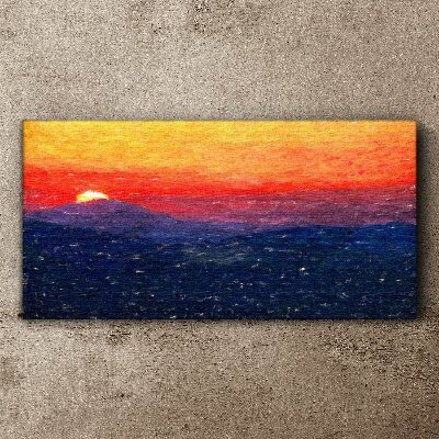Obraz na plátně Krajina Sky Sunset
