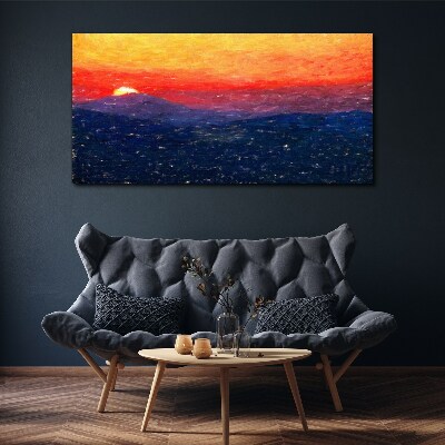 Obraz na plátně Krajina Sky Sunset