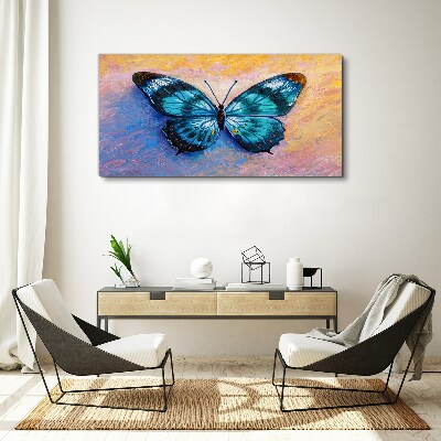 Obraz na plátně Butterfly hmyz barevný
