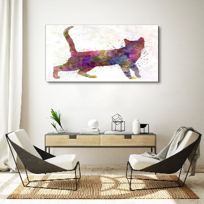 Obraz na plátně Abstraktní zvířecí kočka