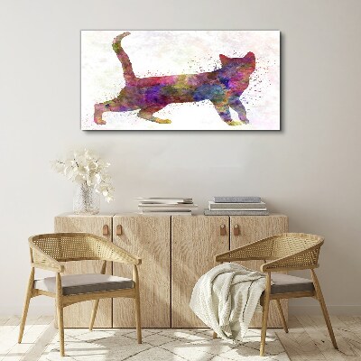 Obraz na plátně Abstraktní zvířecí kočka