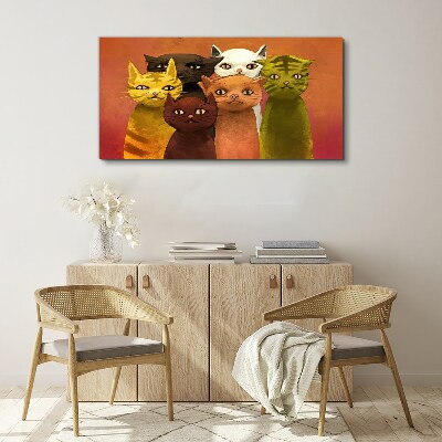 Obraz na plátně Abstrakce zvířat kočky