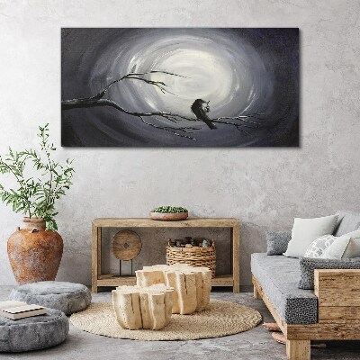 Obraz na plátně Abstrakce Noční zvířecí pták