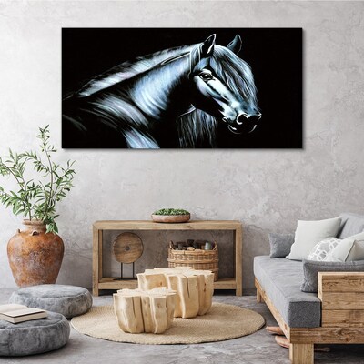 Obraz na plátně Abstraktní zvířecí koně