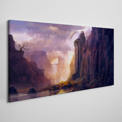 Obraz na plátně Magické horské krajiny