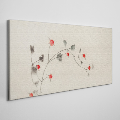 Obraz na plátně Moderní větve květin