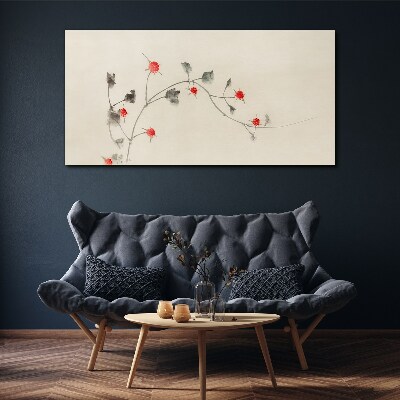 Obraz na plátně Moderní větve květin