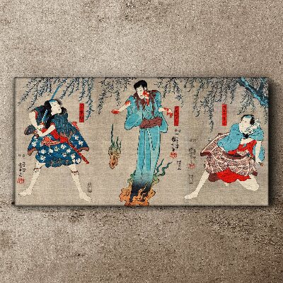 Obraz na plátně Asie Kimono Samurai