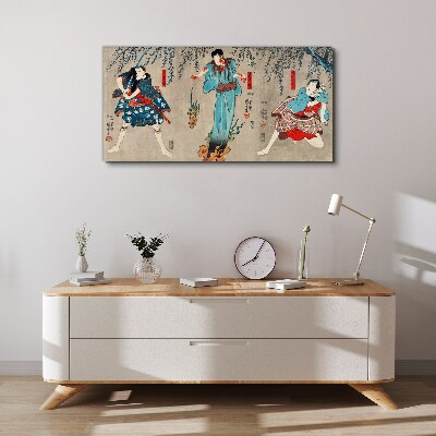 Obraz na plátně Asie Kimono Samurai