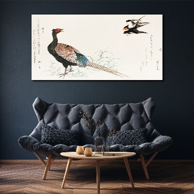 Obraz na plátně Asie zvířecí ptáci