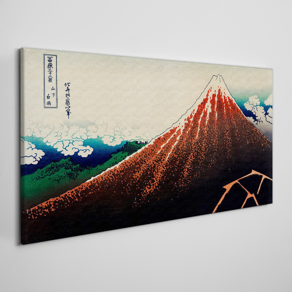 Obraz na plátně Sopka Fuji v barvách Japonska