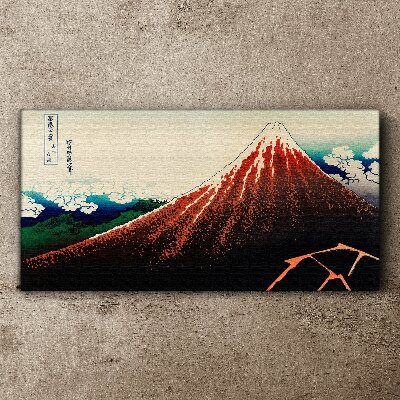 Obraz na plátně Sopka Fuji v barvách Japonska