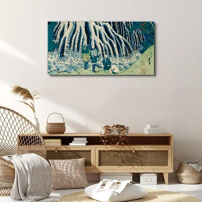 Obraz na plátně Vlna vodopády Asie