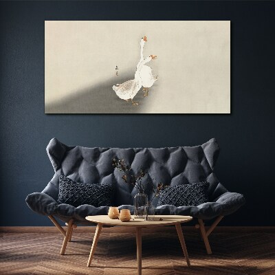 Obraz na plátně Husy ptáci