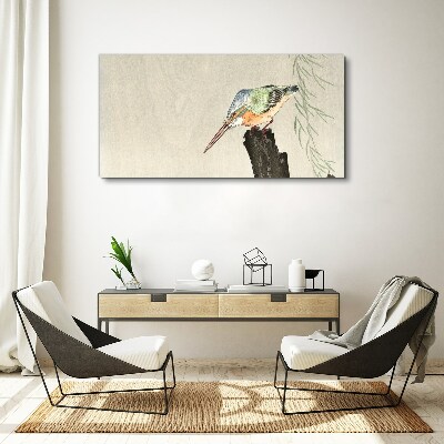 Obraz na plátně Zvířata ptáci ledňáček