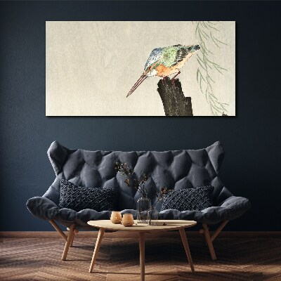 Obraz na plátně Zvířata ptáci ledňáček