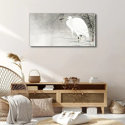 Obraz na plátně Zvířecí pták voda