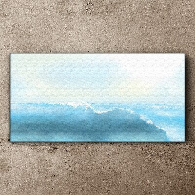 Obraz na plátně Abstrakce mořské vlny