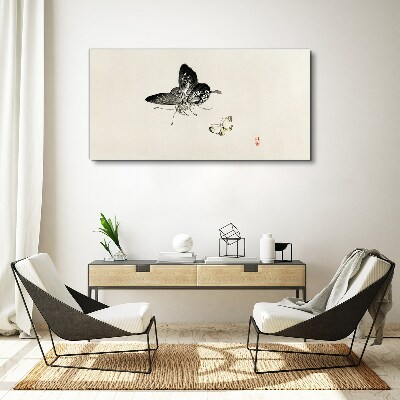 Obraz na plátně Moderní hmyz motýl