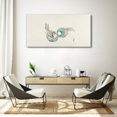 Obraz na plátně Japonské Ryby Ilustrace